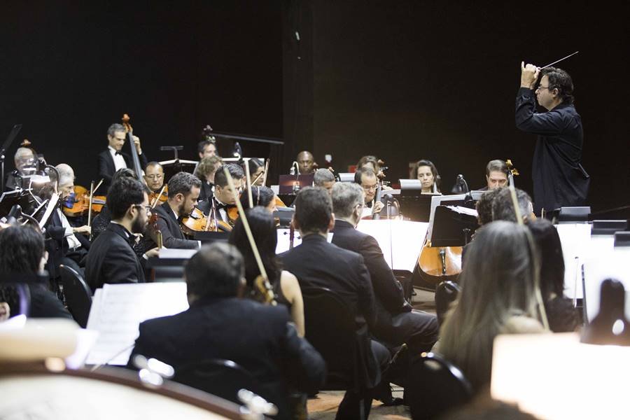A Orquestra Sinfônica do Teatro Nacional Claudio Santoro