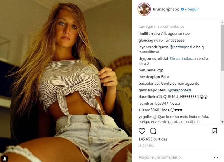 Ex Atriz Mirim Bruna Griphão Posta Fotos Sensuais E Choca Internautas 9760