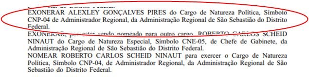 Reprodução/DODF