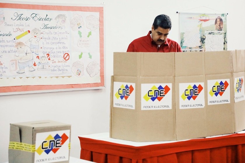 nicolás maduro urnas eleição venezuela