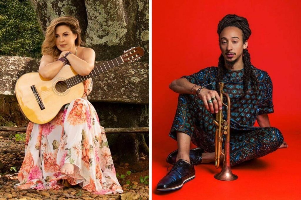 Ana Lélia e Theo Croker