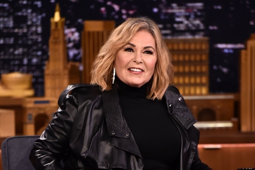 Roseanne Barr Visits "The Tonight Show Starring Jimmy Fallon"