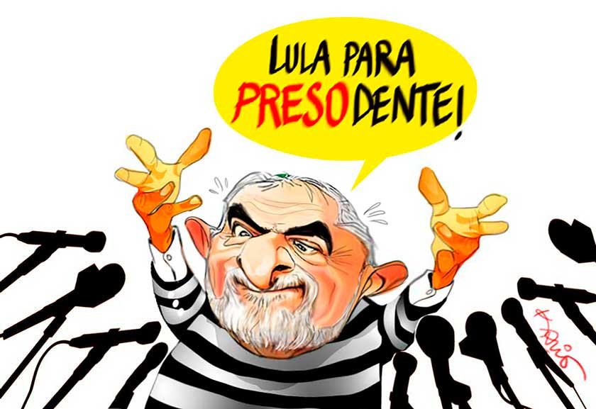 Lula lá... Na cadeia!