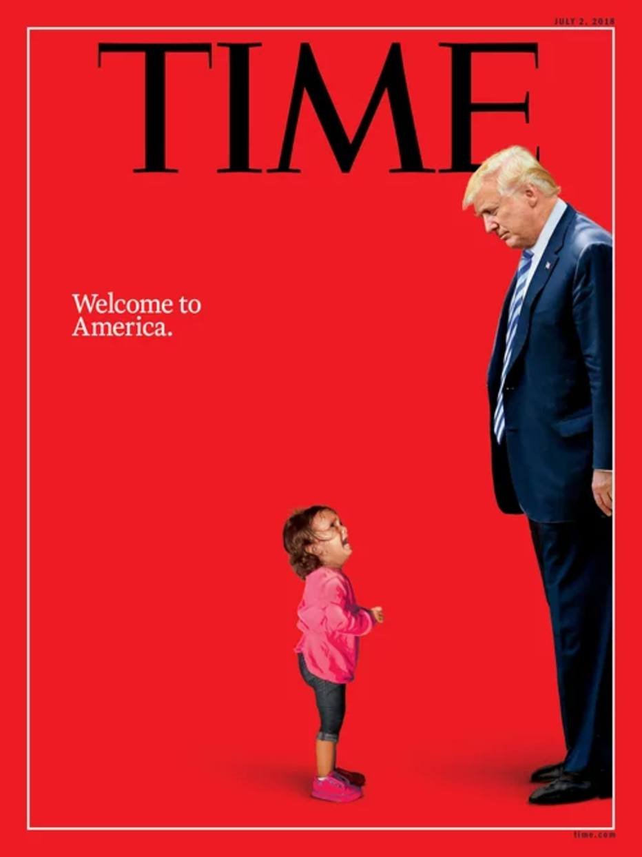 “Bemvindo à América” a história por trás da capa da revista Time