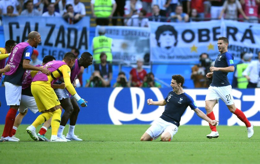 Argentina perde da França por 4 x 3 e está eliminada da Copa do Mundo