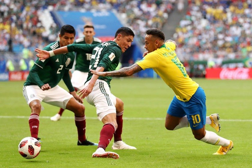 neymar brasil méxico