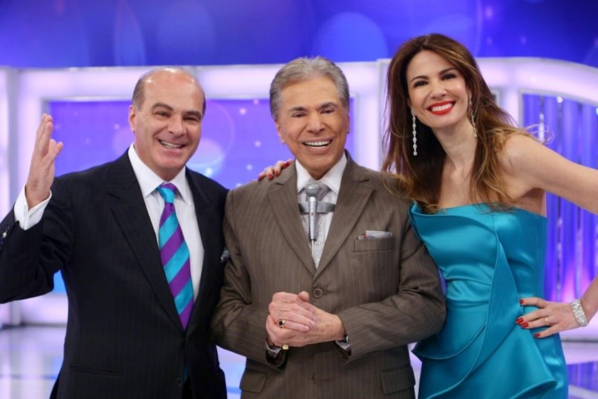 Silvio Santos Marcelo de Carvalho Luciana Gimenez