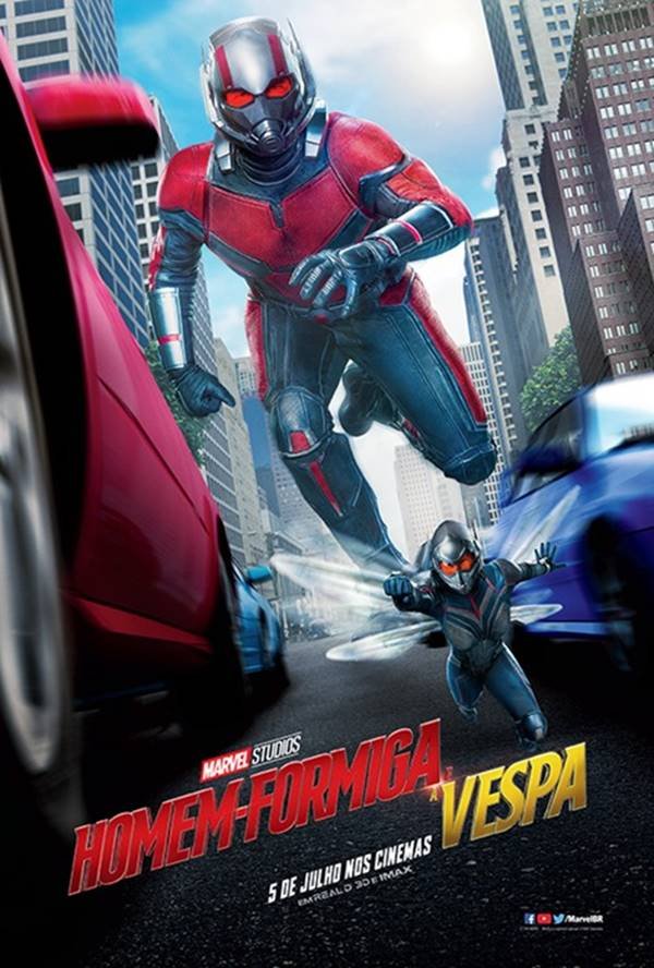 homem formiga e a vespa