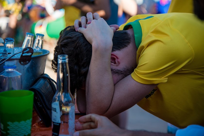 Brasília (DF), 06/07/2018 Jogo do Brasil Na Praia Local: Na Praia Orla do Lago Foto: Hugo Barreto/Metrópoles
