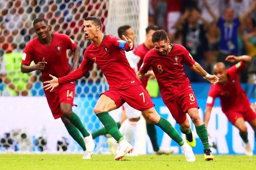 Uniforme vermelho Cristiano Ronaldo Copa do Mundo