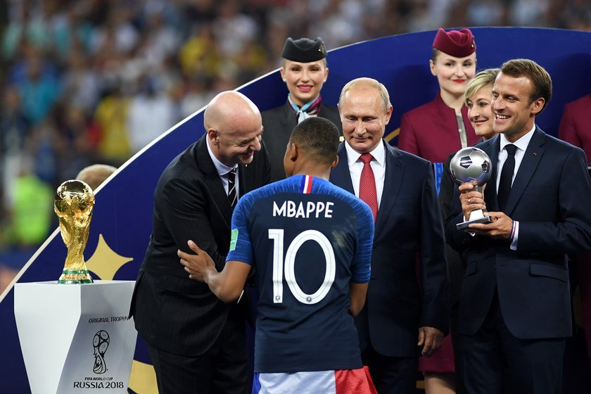 França x Croácia na final da Copa do Mundo de 2018