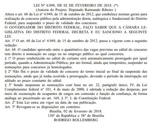 Reprodução/DODF