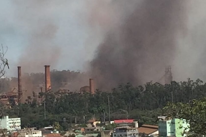 Resultado de imagem para ExplosÃ£o Ã© registrada na Usiminas e usina Ã© evacuada em Ipatinga