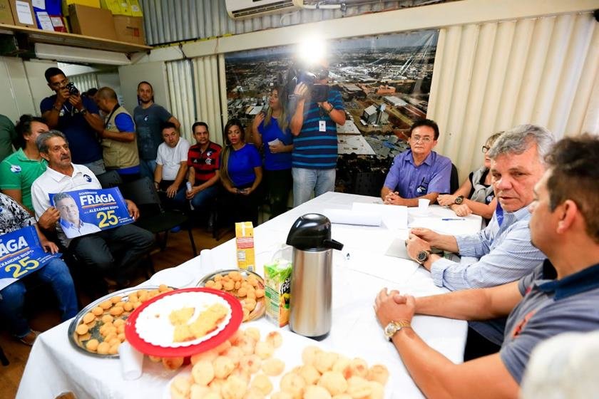 Encontro Fraga com feirantes