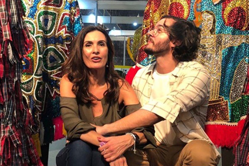 Fátima Bernardes e Túlio Gadêlha capa