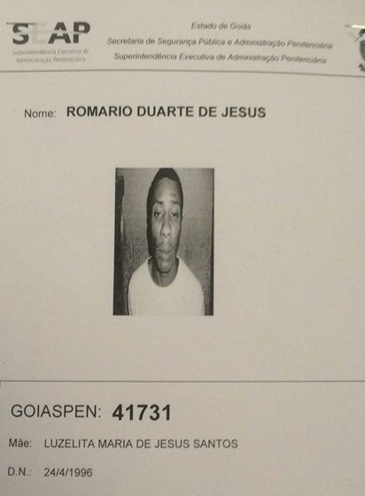 romario duarte de jesus fuga luziania