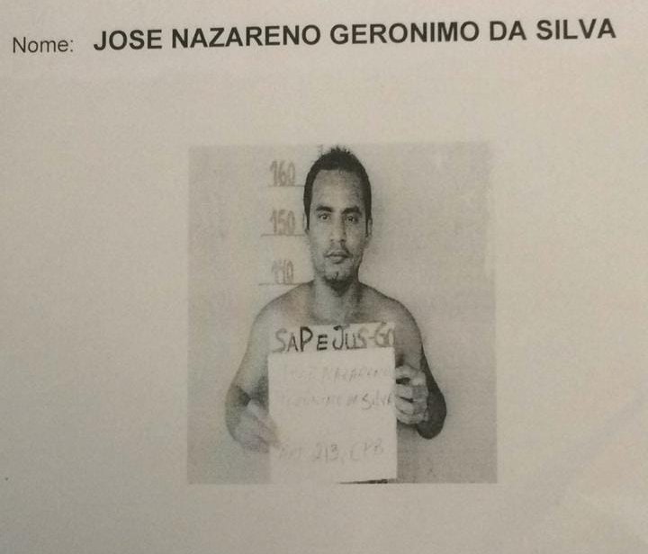 josé nazareno geronimo fuga luziania