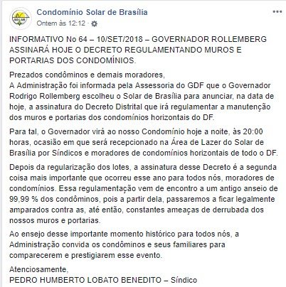 Reprodução/Facebook