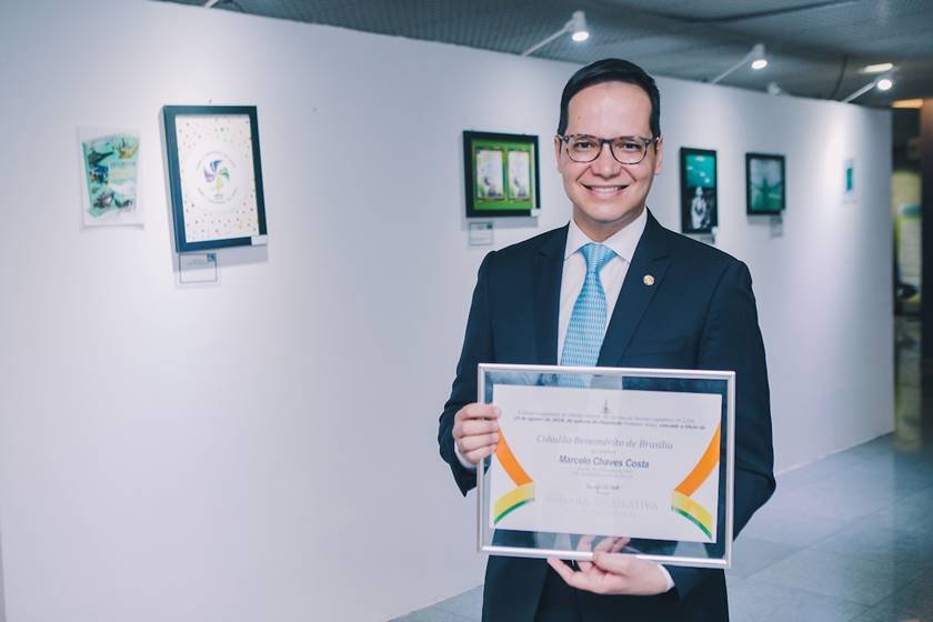 Brasília (DF), 12/09/2018  – Evento: Marcelo Chaves recebe título de cidadão benemérito  –  Museu Nacional Foto: JP Rodrigues/Especial para Metrópoles