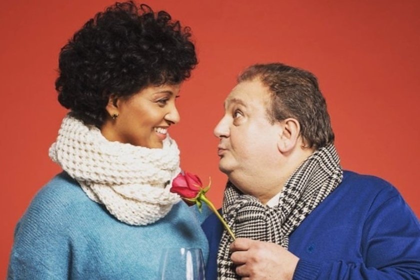 Erick jacquin e sua esposa