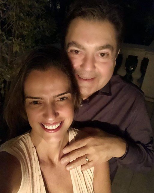 Luciana Cardoso e Faustão