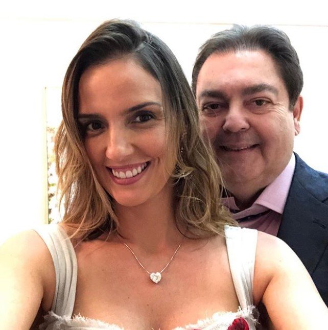 Luciana Cardoso e Faustão