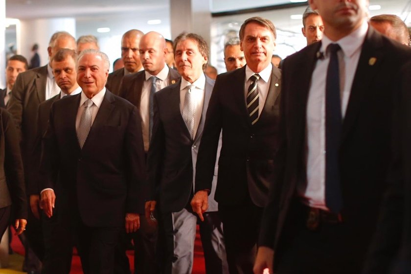 Bolsonaro chega ao Congresso Nacional