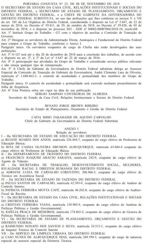 Reprodução/DODF