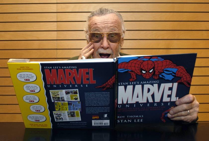 Comic Book Legend Stan Lee Signs Copies Of 