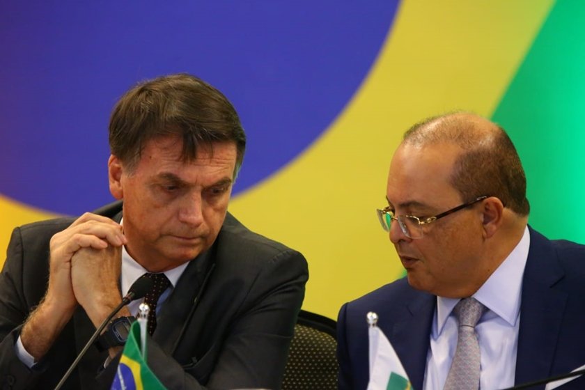 Bolsonaro e Ibaneis