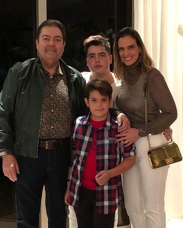 Faustão e Luciana Cardoso