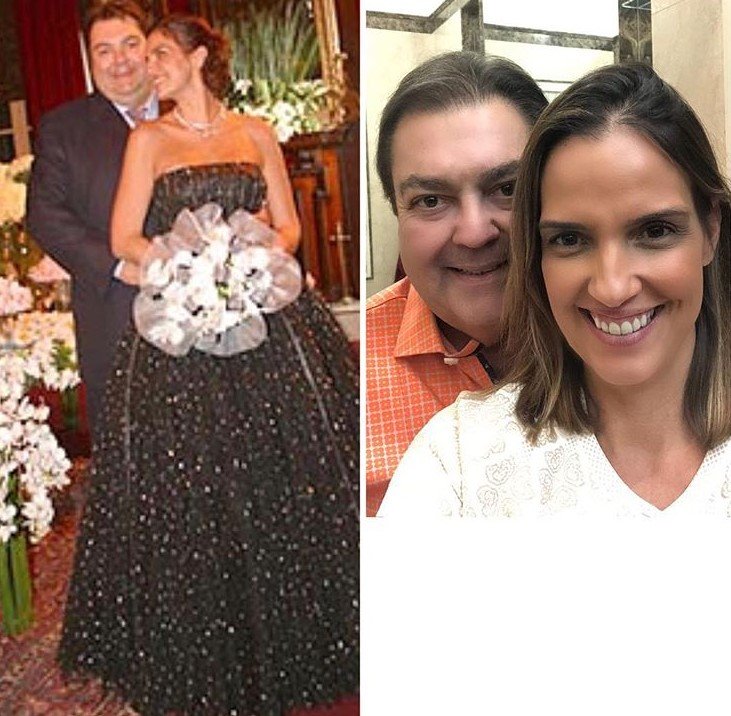 Faustão e Luciana Cardoso