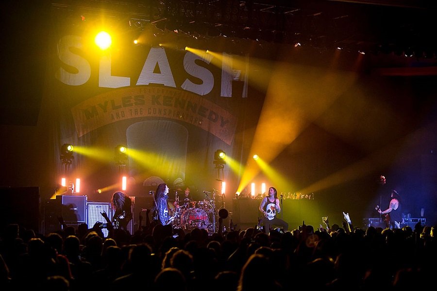 Slash Featuring Myles Kennedy And The Conspirators Perform At The Hollywood Palladium
