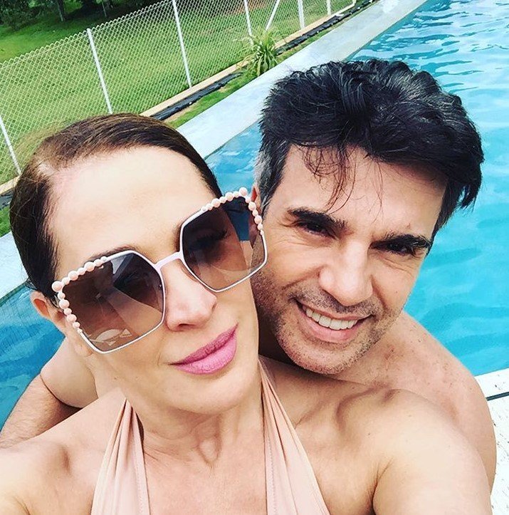 Claudia Raia e o maridão