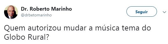 Globo Rural deixa internet indignada com mudança inesperada