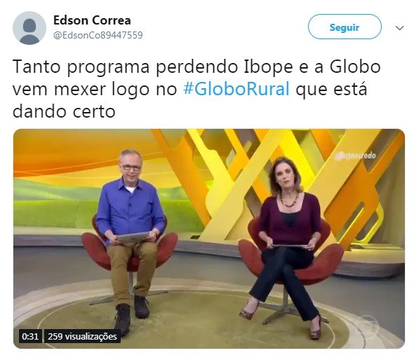 GLOBO RURAL - Abertura com a nova logo de 2021 (SIMULAÇÃO) 