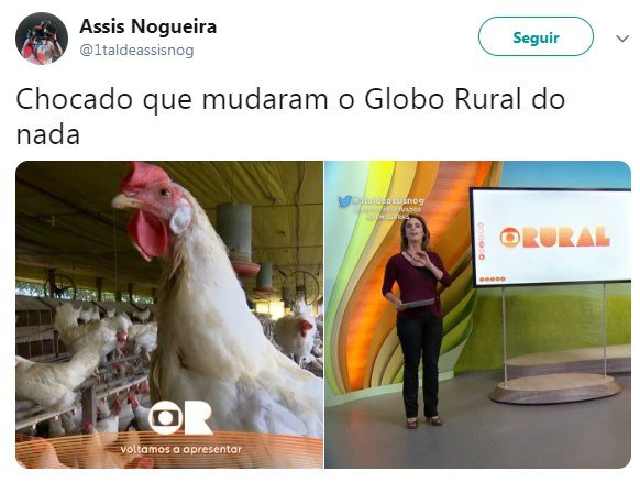 Globo Rural deixa internet indignada com mudança inesperada