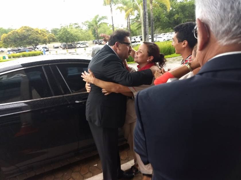 Ratinho visita Bolsonaro