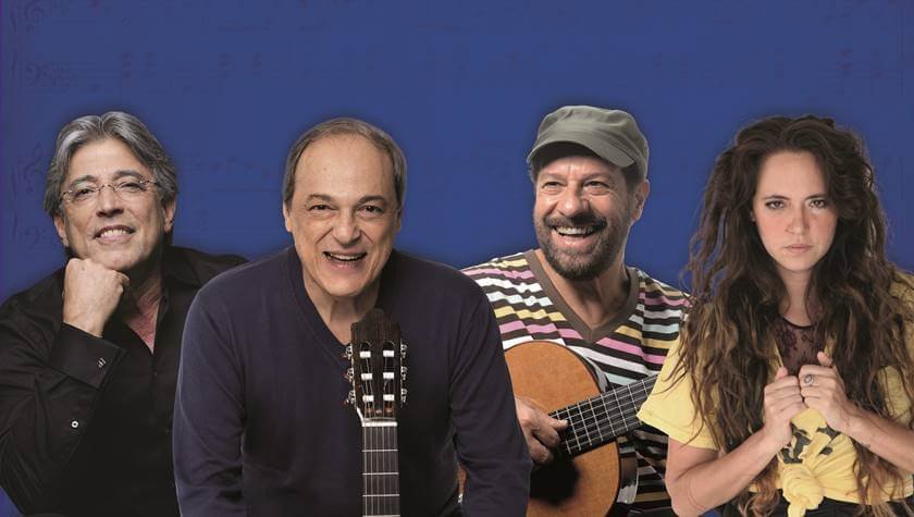 Toquinho, Ivan Lins, João Bosco e Tiê fazem showzaço em Brasília