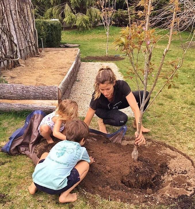 Gisele Bündchen e família