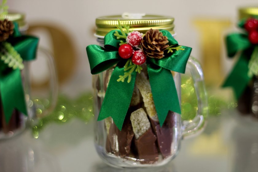 Casca de laranja com chocolate