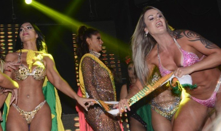 Belo e Aline Uva