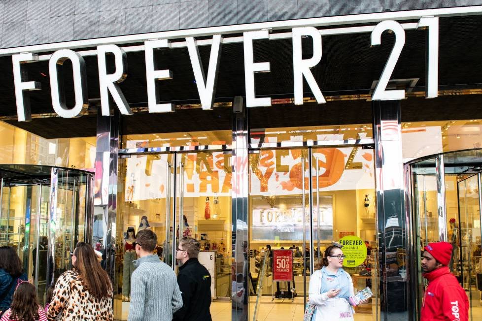 Forever 21 store in Times Square in New York City