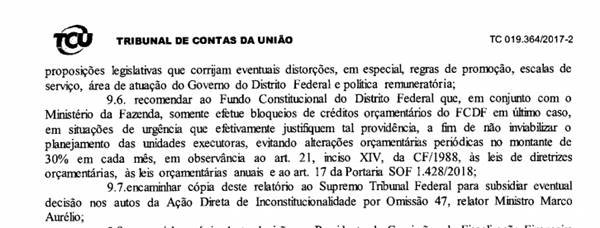Reprodução / TCU
