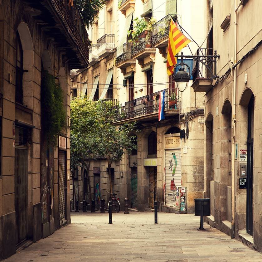 Street in Barcelona.