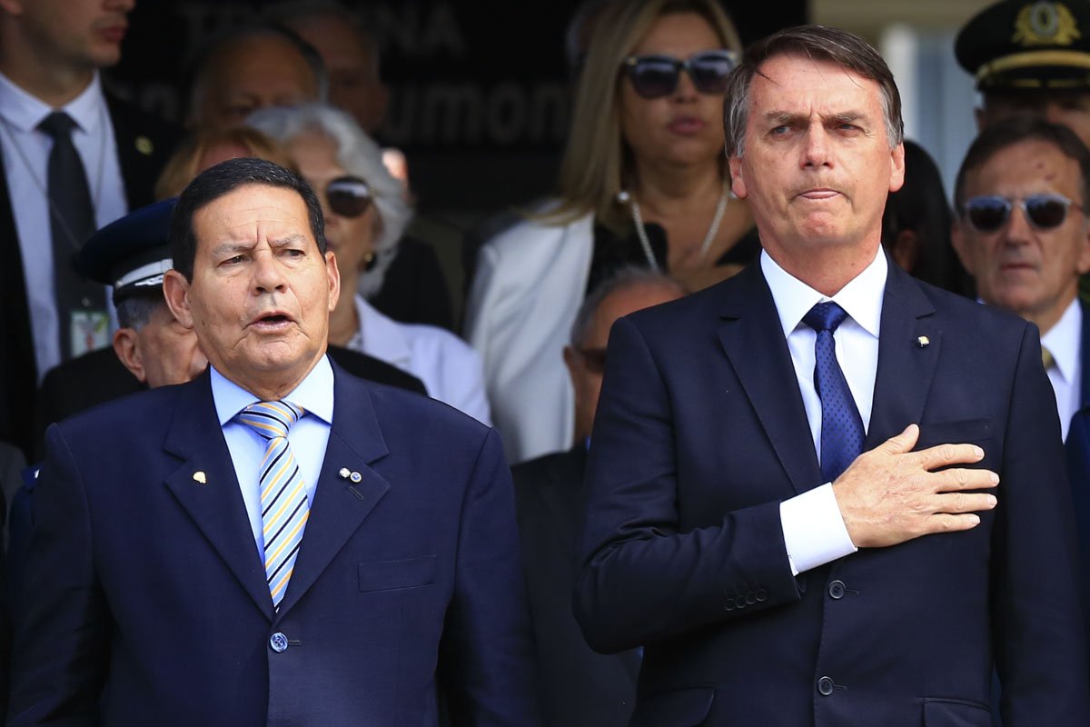 Mourão e Bolsonaro