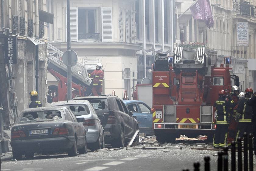 Explosão deixa vários feridos no centro de Paris; suspeita é de vazamento de gás