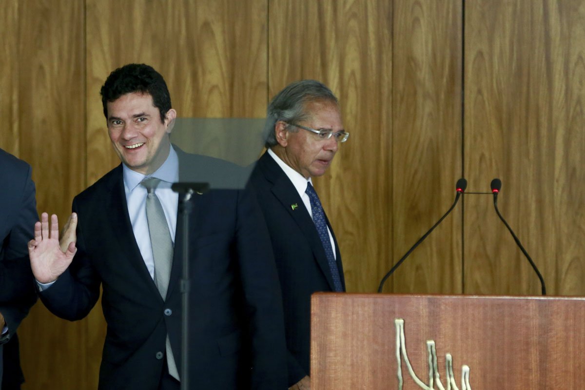 Paulo Guedes e Sergio Moro