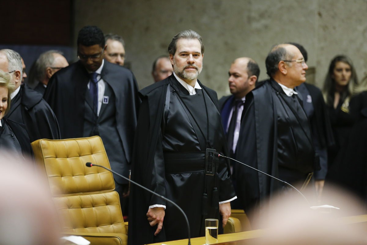 Sessão Solene de Posse dos Excelentíssimos Senhores – Brasília(DF), 17/09/2018Ministros Dias Toffoli e Luiz Fux nos cargos de Presidentee Vice-Presidente do Supremo Tribunal Federal