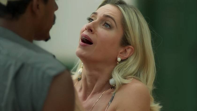 O Sétimo Guardião - Marilda (Letícia Spiller) e Fabim (Marcelo Mello Jr) 1 - Reprodução TV Globo